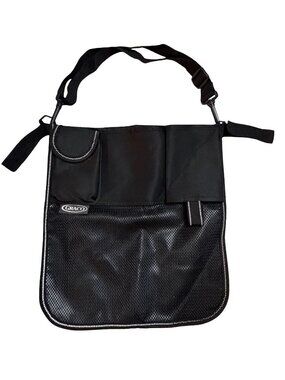 Graco Black Stroller Organizer Storage Bag Reflective Trim Shoulder Strap